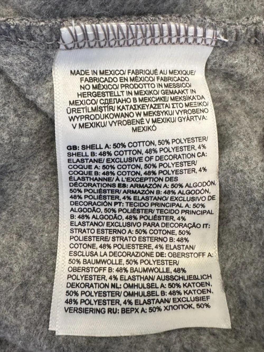 North Face Men's Gray Crewneck - Size S